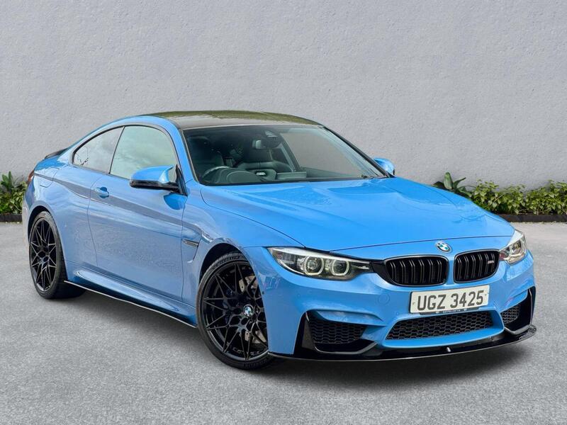 Blue 2020 BMW M4 Competition